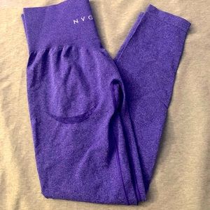 NVGTN Electric Blue Contour Seamless Leggings